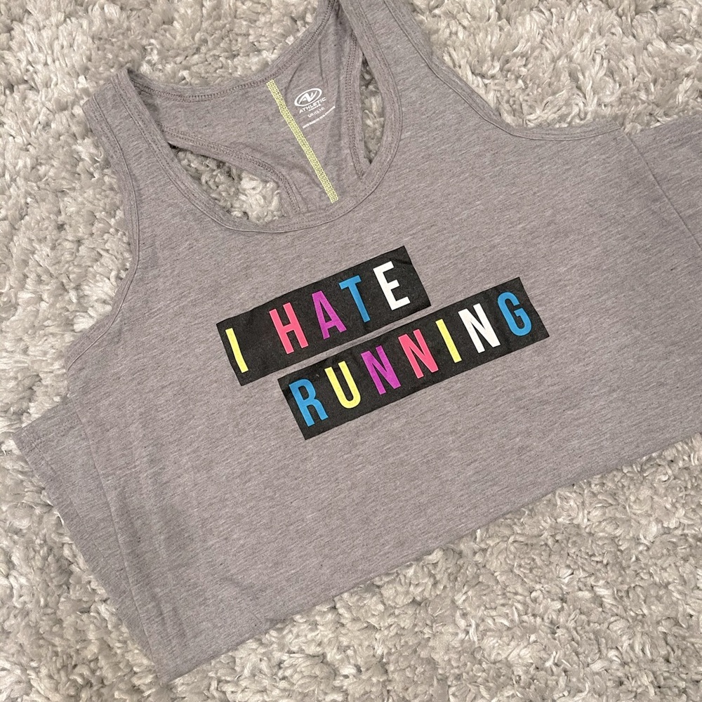 I hate running tank